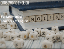 Tablet Screenshot of crosswordenglish.com